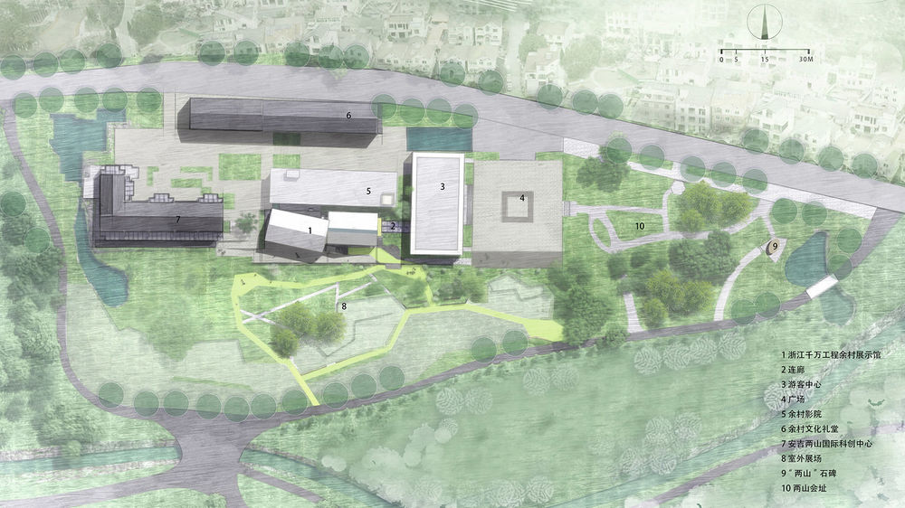 浙江千万工程（余村）展示馆，安吉 / 上海交通大学设计学院杜春宇团队