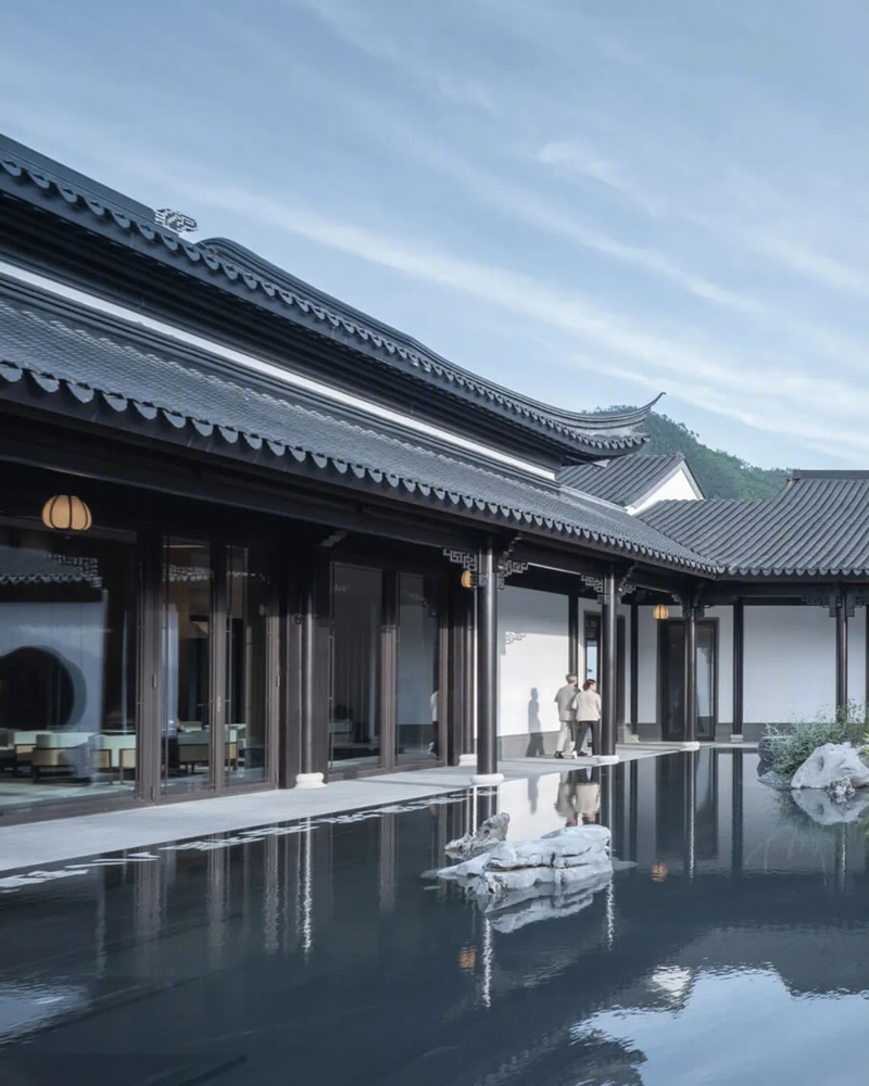 浙江丽水·灵康蓝城杏福小镇生活馆 | 山水画卷中的养生秘境
