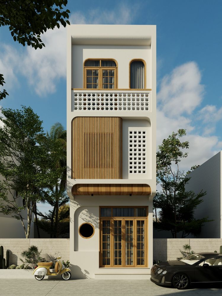 Japandi townhouse- Ngôi nhà phố nhỏ phong cách Japandi