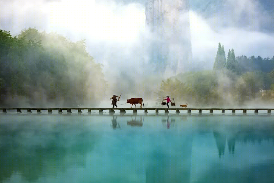 浙江丽水·灵康蓝城杏福小镇生活馆 | 山水画卷中的养生秘境