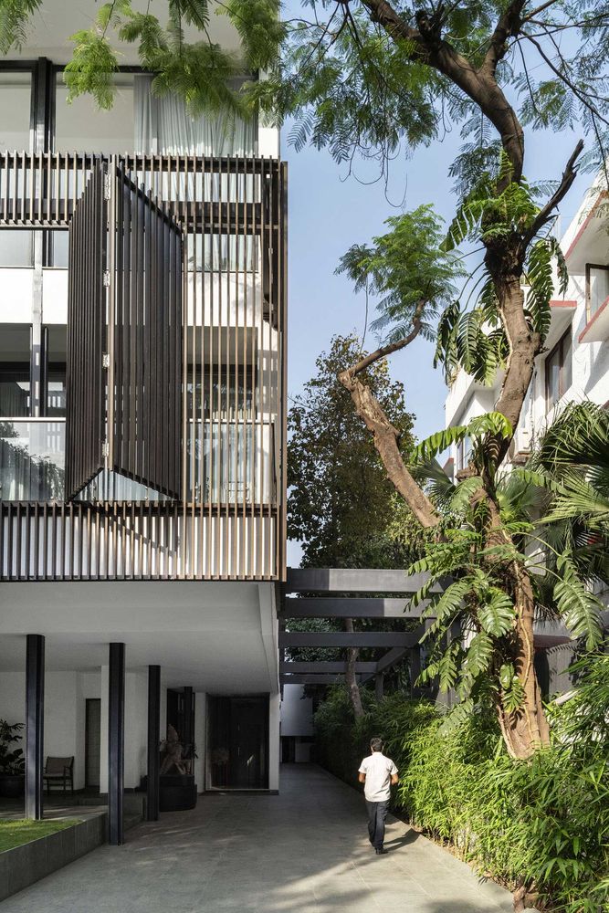 Artful Abode in New Delhi by Mathew & Ghosh Architects and Rajiv Saini + Associates.