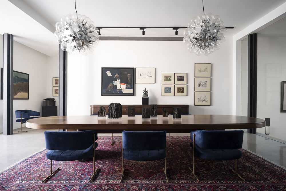 Artful Abode in New Delhi by Mathew & Ghosh Architects and Rajiv Saini + Associates.