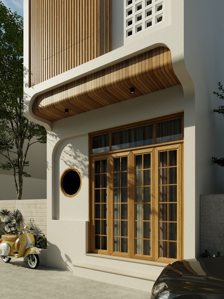 Japandi townhouse- Ngôi nhà phố nhỏ phong cách Japandi