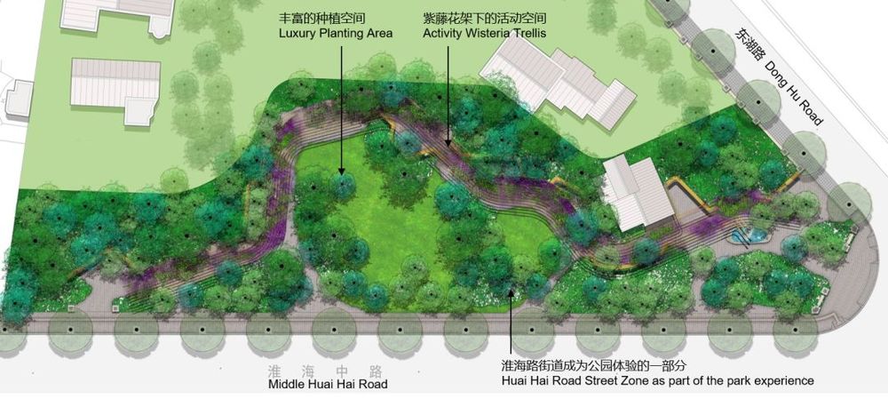 绿意盎然的城市画卷 | 东湖花园绿地