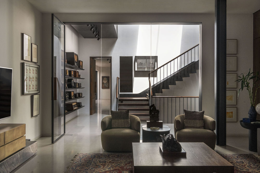 Artful Abode in New Delhi by Mathew & Ghosh Architects and Rajiv Saini + Associates.