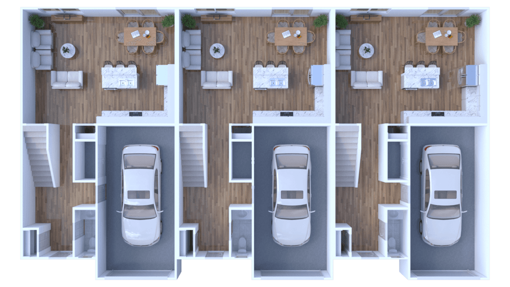 3D Rendering Building Plans | The 2D3D Floor Plan Company