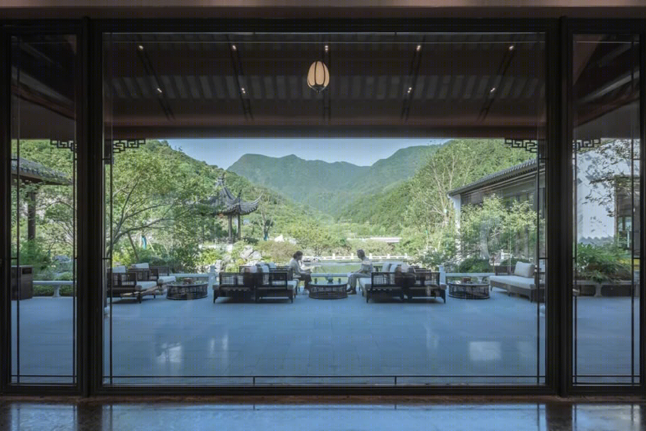 浙江丽水·灵康蓝城杏福小镇生活馆 | 山水画卷中的养生秘境