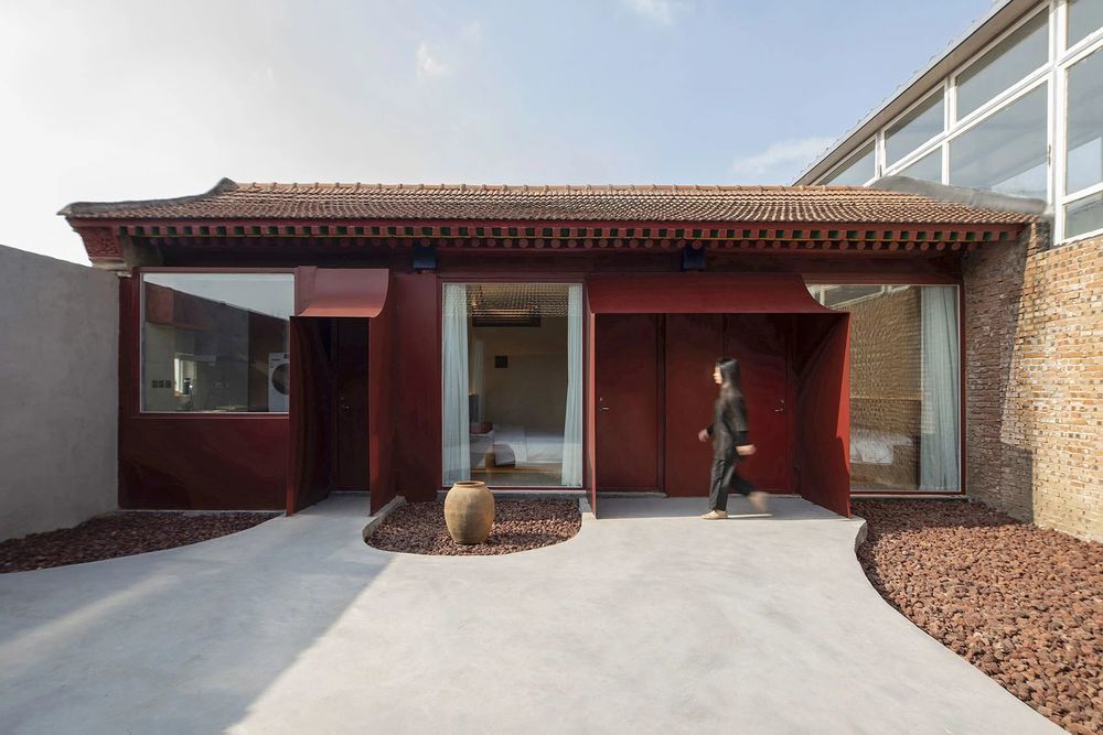 多么工作室  寸二民宿：传统建筑形态的重新构建和抽象表达