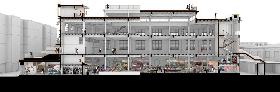 西安老菜场市井街区 | 微更新中的空间修补与激活