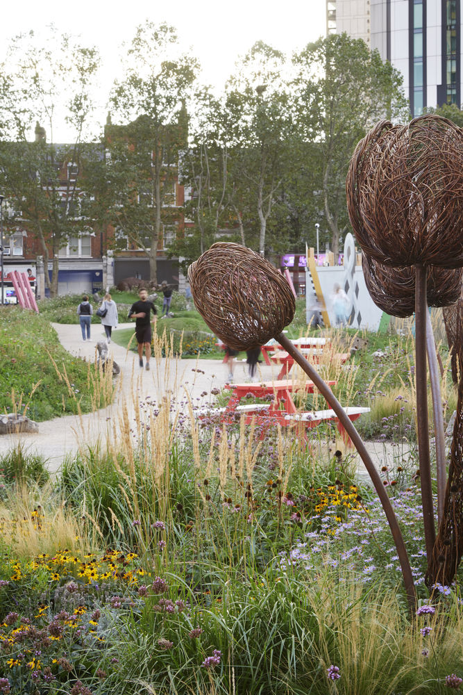 闹市绿洲|B|D Landscape Architects 打造可持续城市更新景观设计