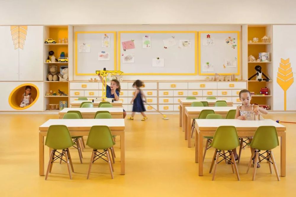 五色斑斓的幼儿园空间设计