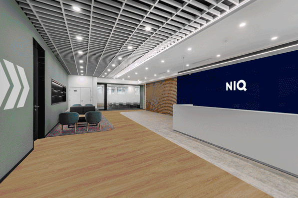 尼尔森 NIQ 上海办公室 | 自然、高效、温馨的工作空间
