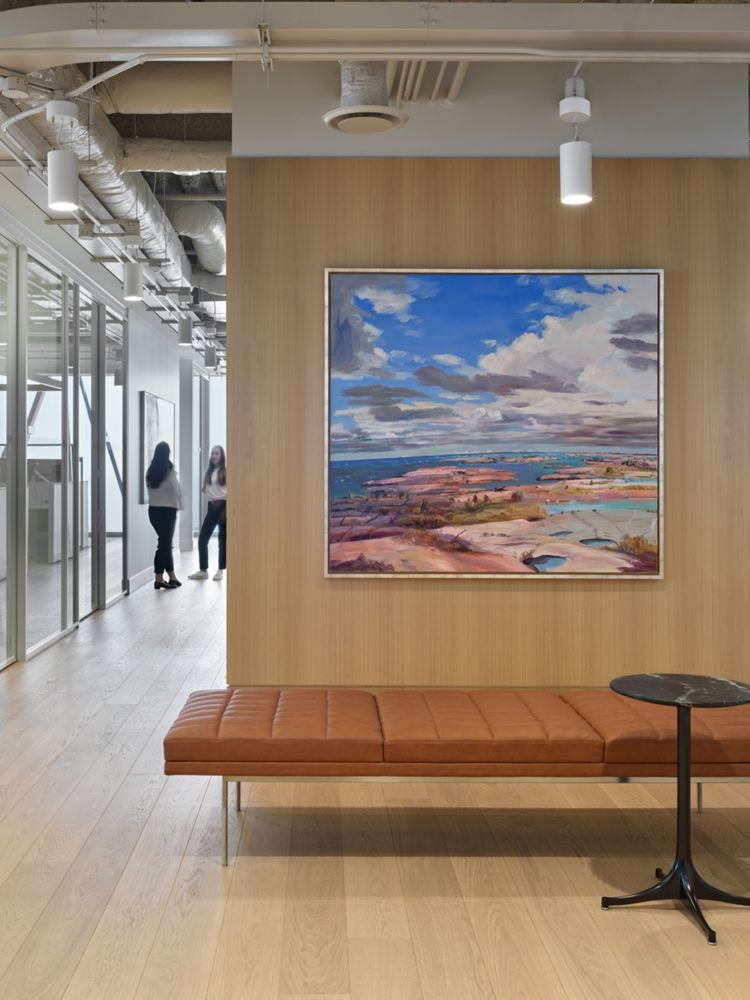 "Birch Hill Equity Partners 办公空间 | HOK 设计的温暖可持续的商业空间"