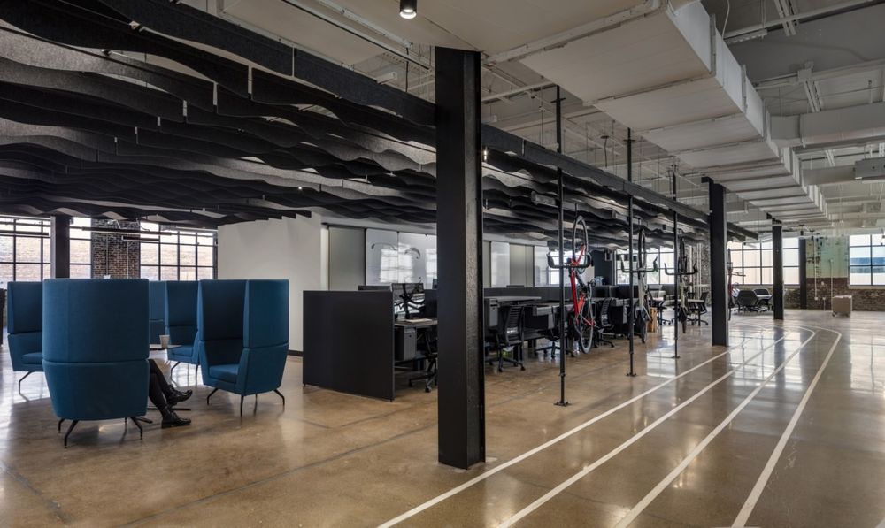 Gerner Kronick + Valcarcel 打造复古工业风 Hearst 办公室