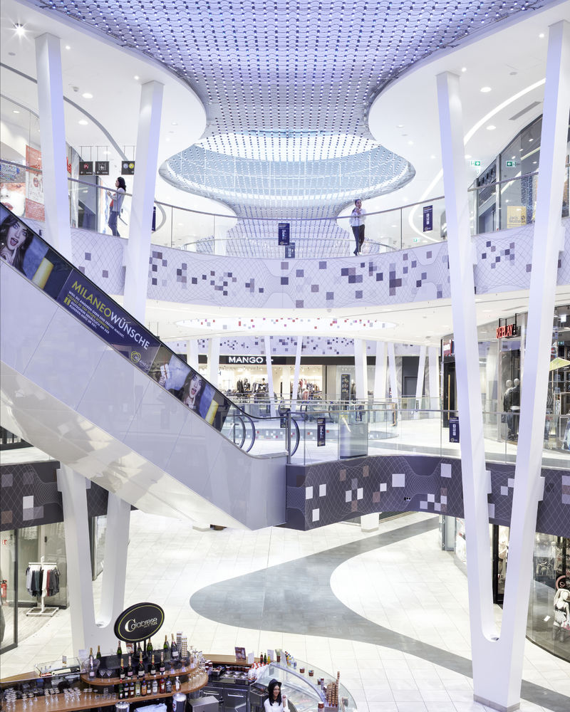德国 Stuttgart Milaneo 购物中心——现代都市中的自然、城市与未来融合