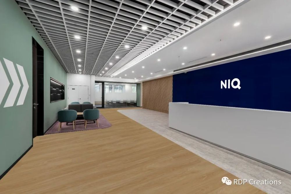 尼尔森 NIQ 上海办公室 | 自然、高效、温馨的工作空间