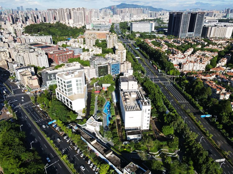 深圳贝尔街心公园 | 科技感十足的口袋公园设计