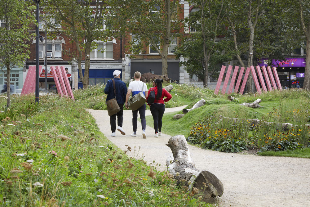 闹市绿洲|B|D Landscape Architects 打造可持续城市更新景观设计