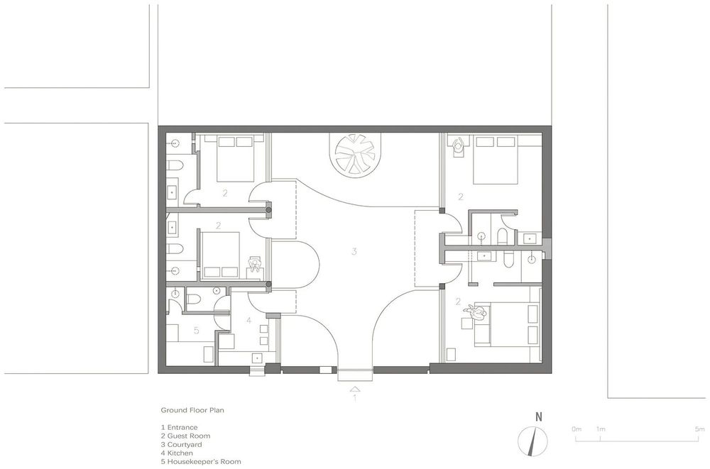 多么工作室  寸二民宿：传统建筑形态的重新构建和抽象表达
