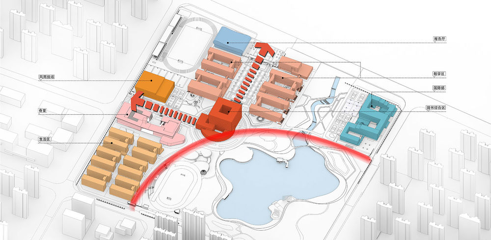 庐江新二中，安徽 / 深圳市建筑设计研究总院有限公司 & 合肥分院