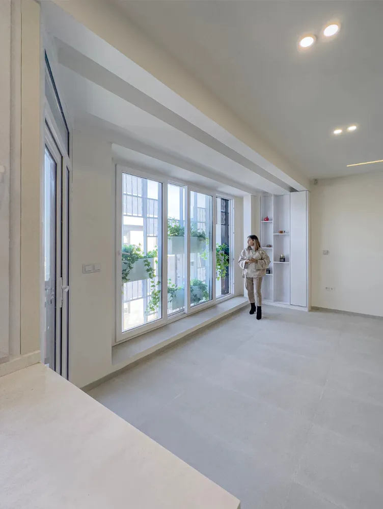 woven curtain apartment