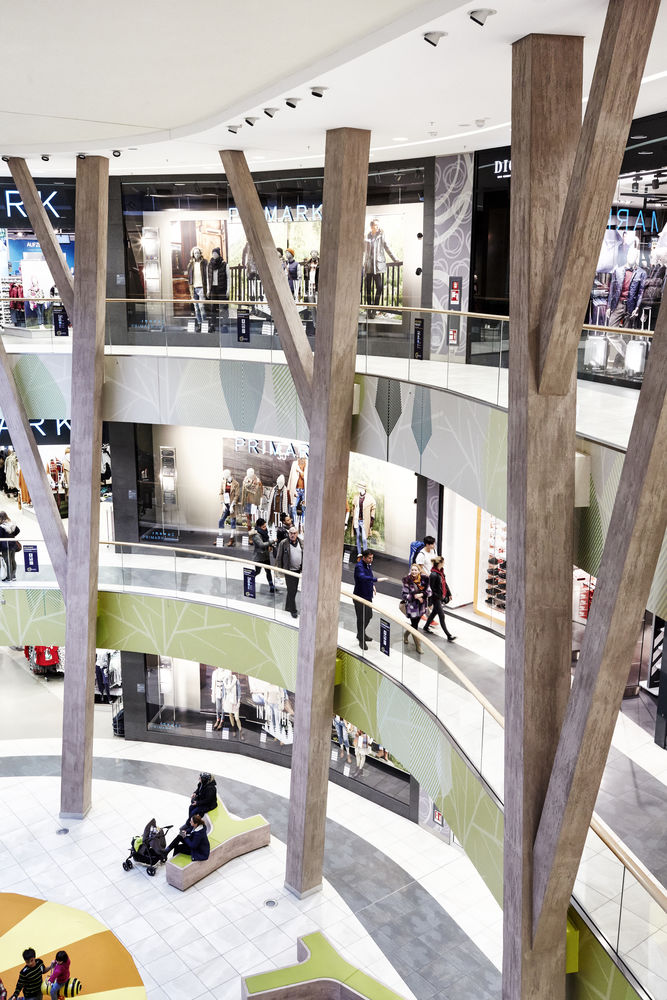 德国 Stuttgart Milaneo 购物中心——现代都市中的自然、城市与未来融合