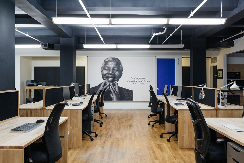 纽约 Andela 办公室，科技与自然的和谐融合