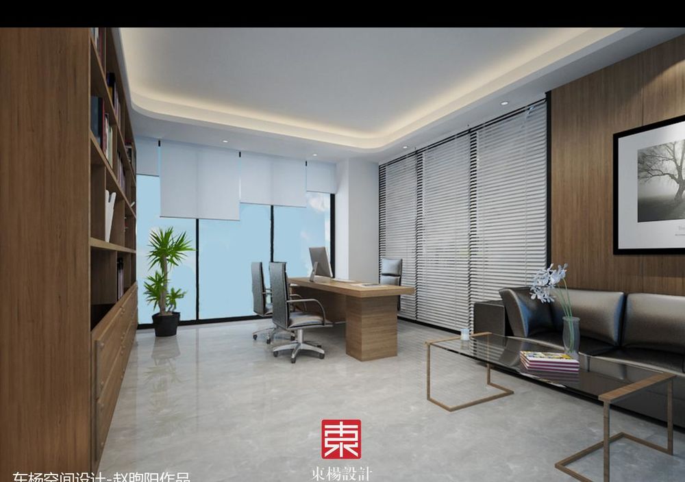 赵煦阳设计作品-生态科技公司办公空间