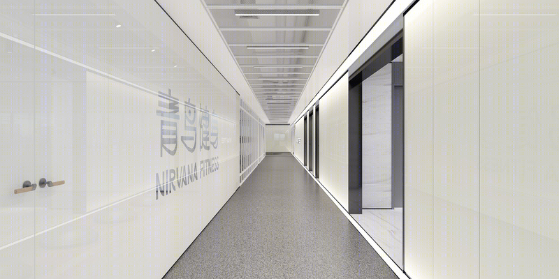 北京青鸟健身百盛店——简约而不简单的设计美学