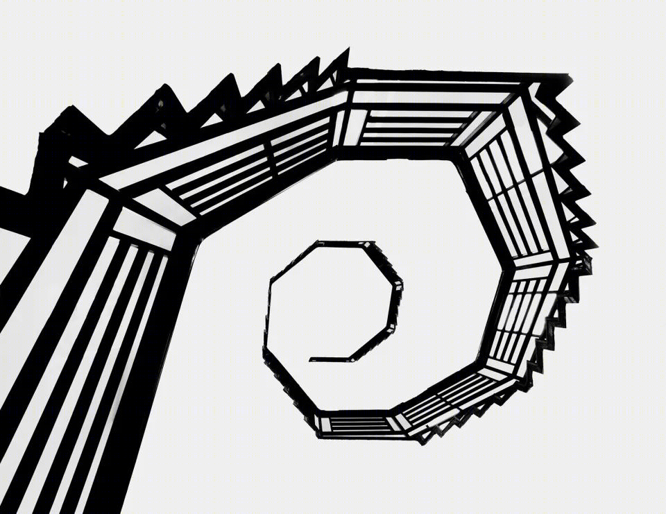 旋转楼梯 | 建筑艺术的灵动音符