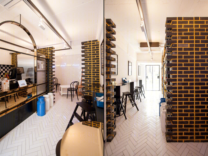 首尔 Yollo 希腊酸奶店 | 黄金时代的设计诠释