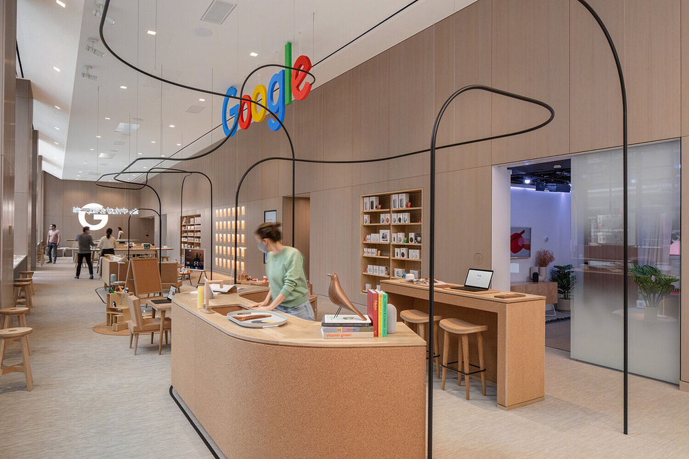 谷歌纽约首家实体店 | 科技与自然的完美融合