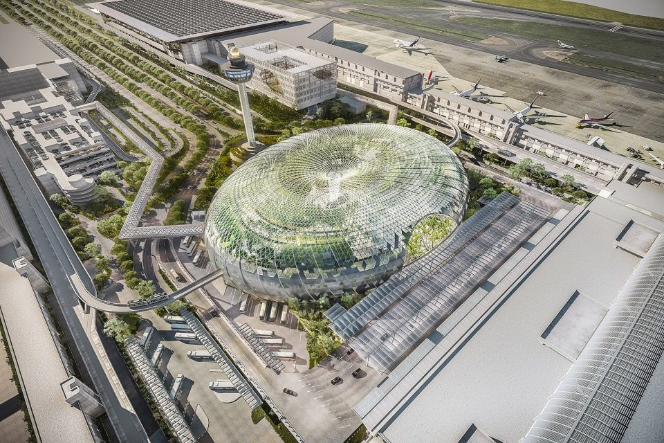 新加坡“星耀樟宜” —— 花园城市中的机场新地标
