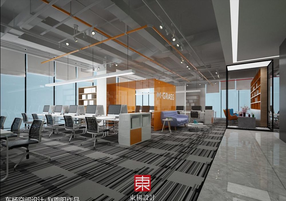 赵煦阳设计作品-生态科技公司办公空间