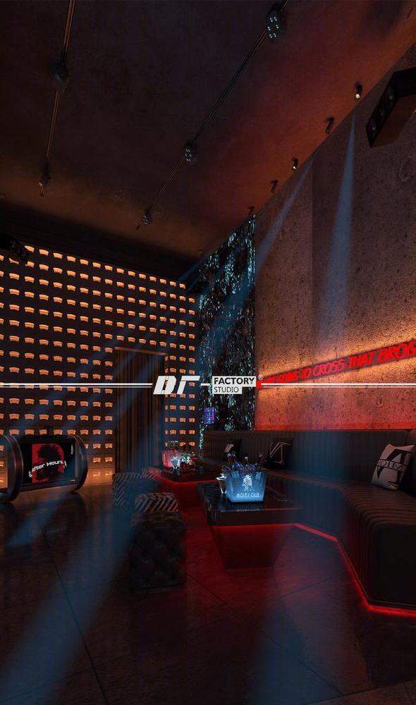 摩西 CLUB（曲靖店） | 神秘的艺术通道与炫目的金属设计