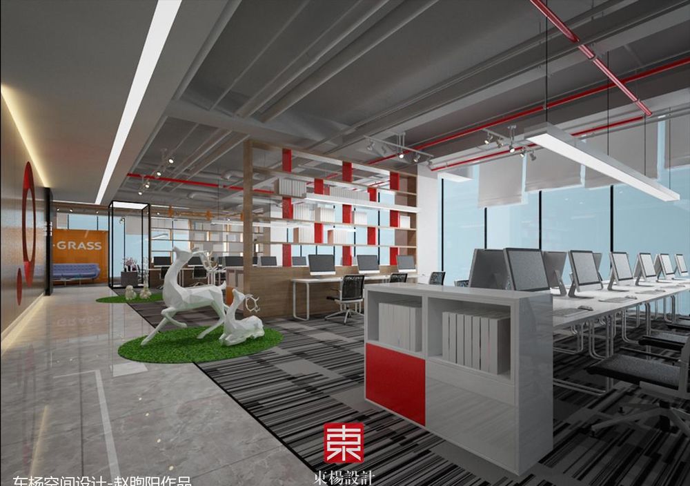 赵煦阳设计作品-生态科技公司办公空间