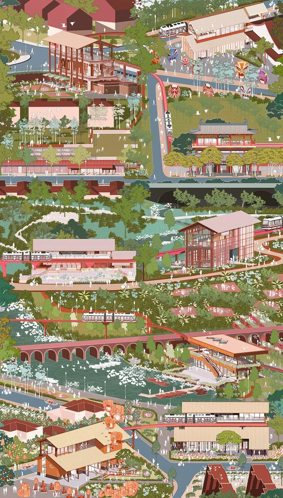 城市交通枢纽改造 | 曲江轻轨站点焕新升级