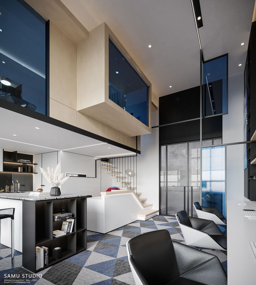 现代 LOFT 办公空间设计典范 | SAMU STUDIO 作品
