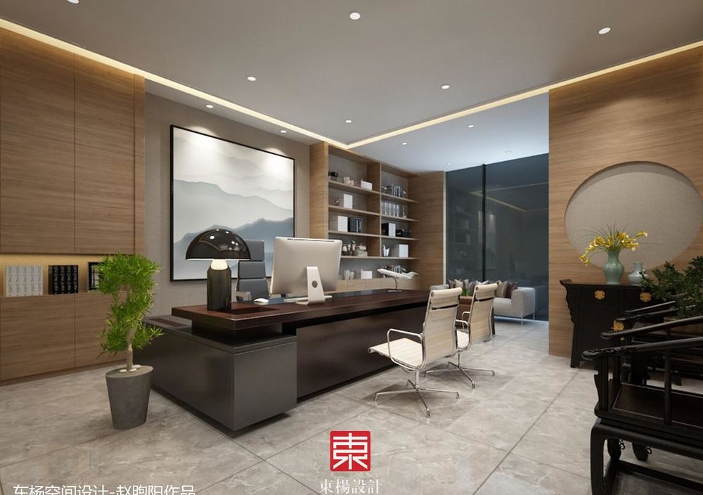 赵煦阳设计作品-生态科技公司办公空间