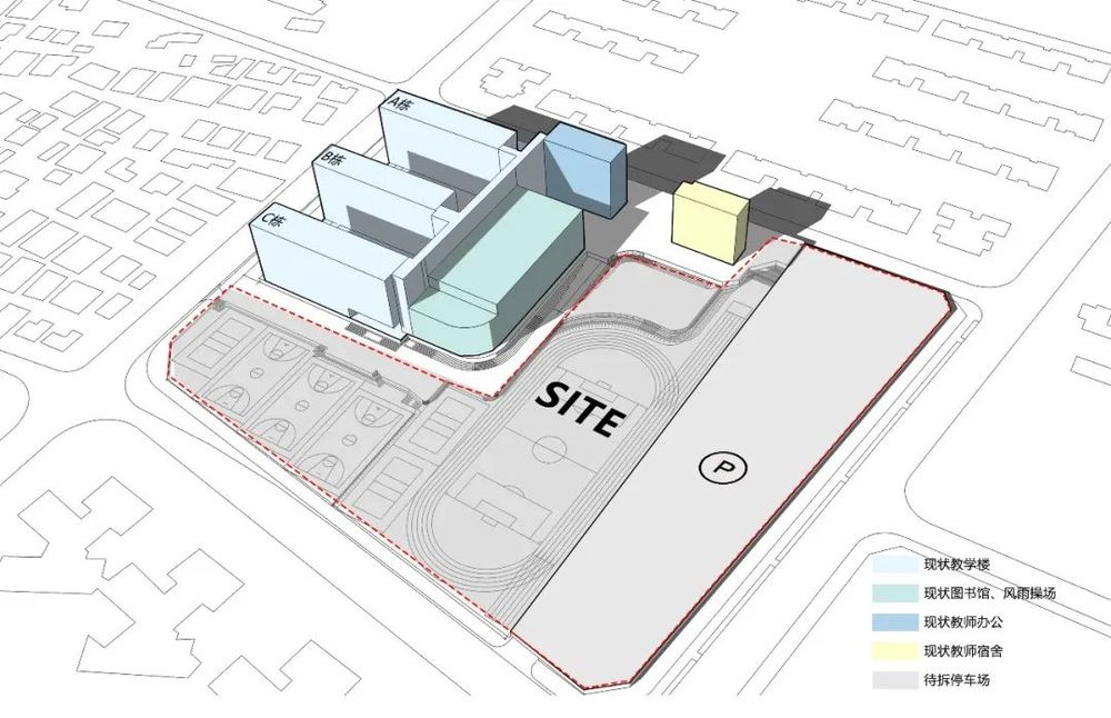 南山麒麟中学改扩建 | 有机链接新旧建筑，活力重塑校园空间