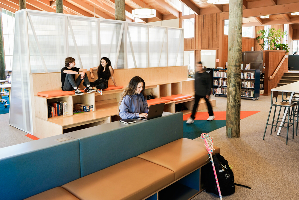 加州校园里的活力图书馆——Stevenson School 图书馆设计