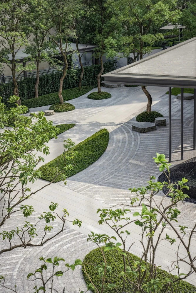 成都中南·云樾住宅景观 | 融入蜀地文化的现代景观设计