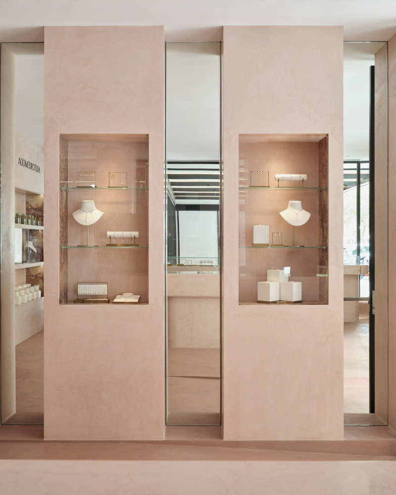 澳大利亚 Autore Moda 珠宝旗舰店，粉色奢华空间设计