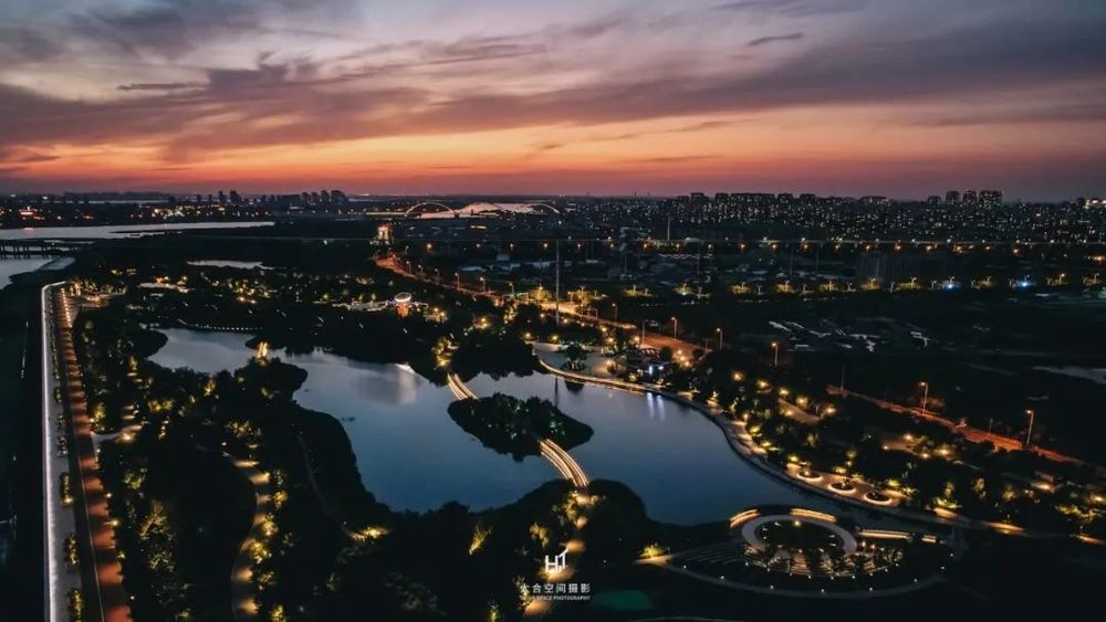 天津南堤滨海步道公园 | 梦幻夜景，四季之美
