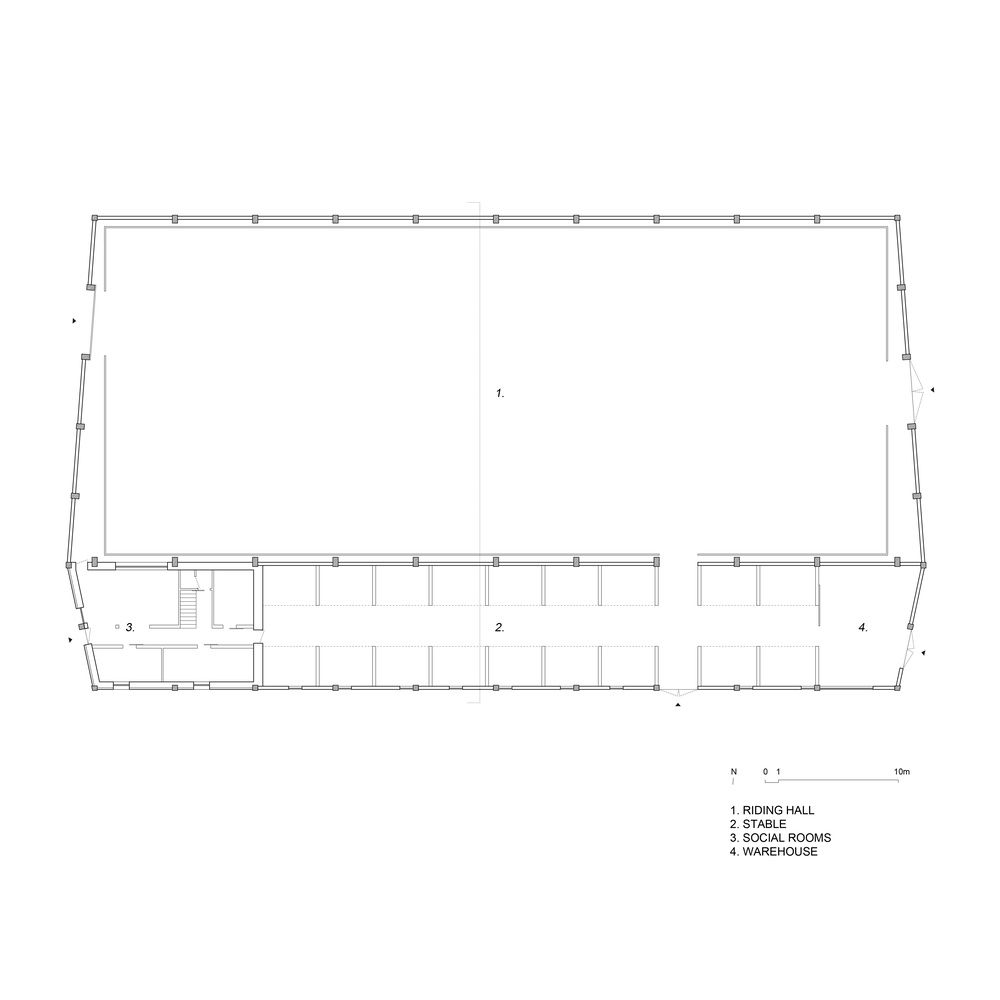 "乡村马厩的现代诠释 | Horse House Stable"