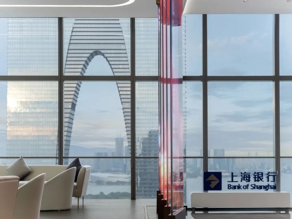 现代金融办公空间设计典范 | 上海银行苏州分行