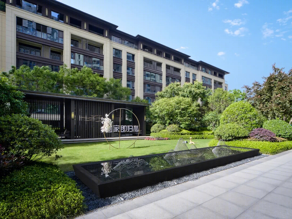 西安融创南长安壹号 A 区住宅景观，俪和景观设计典范