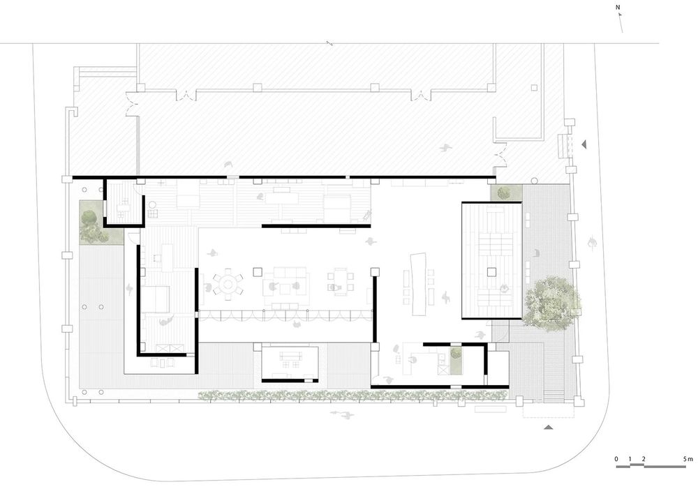 南京木墨展厅 | 红色砖墙与木制家具的完美融合