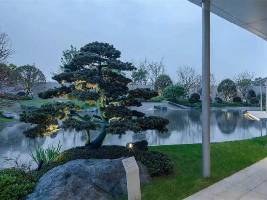 杭州观雲钱塘城住宅景观设计，演绎现代禅意与古风诗情