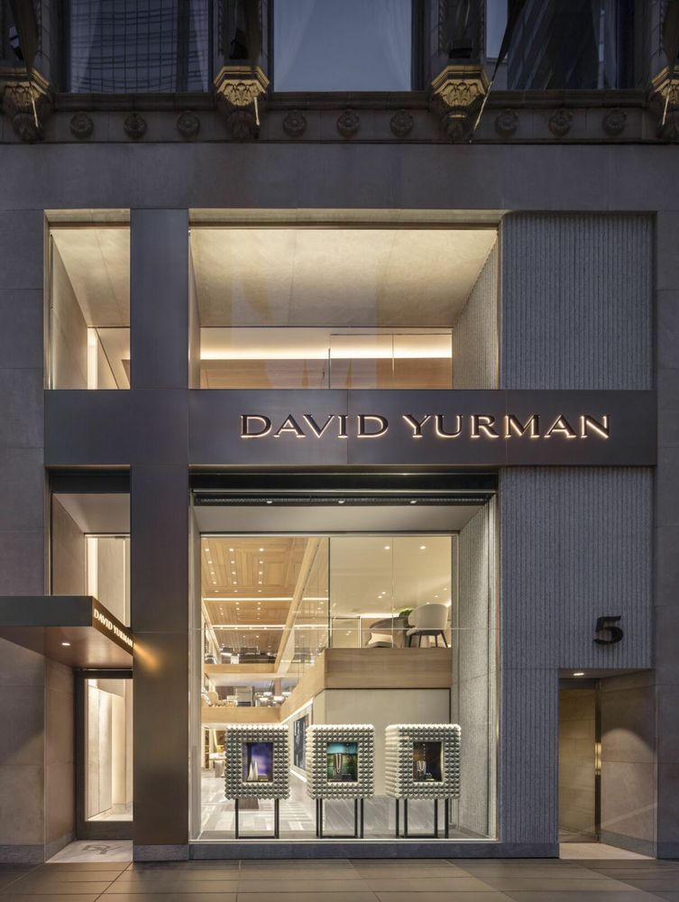 David Yurman 57th Street 旗舰店 | 剧院式珠宝展示空间